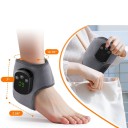 Ortéza eléctrica de aquecimento para tornozelo e pulso 5 níveis de aquecimento 40–60 °C 3 modos de vibração USB Type-C 1800 mAh faixa de massagem 3