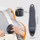 Ortéza térmica para la muñeca 5 niveles de temperatura 3 modos de vibración 37,5 x 9 cm pantalla LCD carga USB-C batería de 1800 mAh apagado 6