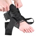 Orthèse élastique pour la cheville taille S pour EU 36,5–39, bandage lacé avec des sangles croisées pour le basketball, la course, le tennis et les activités sportives 2