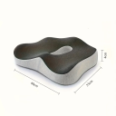 Orthopedisch kussen voor het staartbeen 40 x 33 x 4 cm van traagschuim Ergonomisch zitkussen voor drukverlichting en pijnvermindering 6