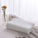 Ortopædisk pude med memory foam, ergonomisk støtte til nakkehvirvelsøjlen, afslappende sovepude, sundhedsstøtte til hoved og nakke, 50x30x10 cm 4