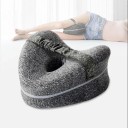 Ortopædisk pude mellem benene med memory foam Knæ- og hoftestøtte Bedre søvn Ergonomisk design Sund kropsstilling 25×23×13 cm 1