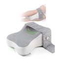 Ortopædisk pude mellem benene Memory foam Ergonomisk hofte- og rygstøtte Sidesover Åndbart Vaskbart betræk Lynlås og knap 25 x 35 x 13,5 cm 2