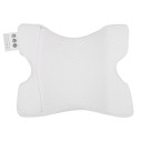 Ortopædisk U-formet pude med memory foam, nakkestøtte, hovedstøtte, ergonomisk, afslappende, rejsebetræk, åndbart og vaskbart, 35x30x13 cm 2