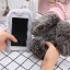 Oryginalny pokrowiec na iPhone z futerkowym królikiem 5