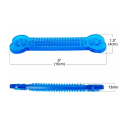 Os en caoutchouc pour chiens résistante à la morsure avec pointes de massage pour le nettoyage des dents entraînement au rapport 15 x 4 cm 6
