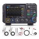 Oscilloscopio digitale 3in1 con multimetro e generatore di segnale, due canali 100 MHz, display touch da 4,3", nero, per elettronica e assistenza 5