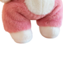 Osito de peluche 40 cm con traje de vaca rosa Muñeco de peluche suave de felpa y algodón PP Juguete adorable y decoración para la habitación infantil 6
