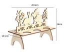 Osterdekoration aus Holz für Eier 7