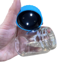 Osvätningsbar förvaringflaska Lufttät burk med LED-ljus 8,8 x 5,3 cm Glas Transparent med tryck För kryddor örter och småsaker 7