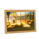 Osvetľovacia dekorácia plážový dom 23 x 17 cm Maliarské plátno Moderné minimalistické osvetlenie Nastavenie intenzity svetla USB napájanie Nočné 1