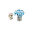 Osvěžovač vzduchu do auta králíček závěsná dekorace květinová vůně aromatický přívěsek do interiéru vozu na zrcátko 4