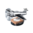 Osvěžovač vzduchu do auta model letadla dekorace vůně do auta 11 × 5,2 cm kovový vzhled doplněk interiéru vozu 1