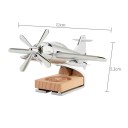 Osvěžovač vzduchu do auta model letadla dekorace vůně do auta 11 × 5,2 cm kovový vzhled doplněk interiéru vozu 3