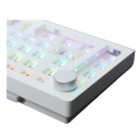 Osztott mechanikus gamer billentyűzet GMK70 RGB BT ergonomikus QMK VIA támogatás hot swappable akkumulátor 300mAh háttérvilágítás 37x11,7cm 3