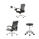 Otočná nábytková kolečka s čepem, průměr kola 50 mm, čep 11 mm, délka 21 mm, PU guma, ocel a plast, pro židle a nábytek 5