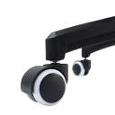 Otočná nábytková kolečka s čepem, průměr kola 50 mm, čep 11 mm, délka 21 mm, PU guma, ocel a plast, pro židle a nábytek 7