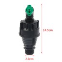 Otočná zavlažovací tryska 360° 14,5 x 2 cm plastová s vnějším závitem 1/2 palce černozelená pro zavlažování trávníku, zahrady a skleníku 2