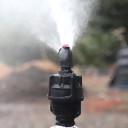 Otočná zavlažovací tryska 360° 14,5 x 2 cm plastová s vnějším závitem 1/2 palce černozelená pro zavlažování trávníku, zahrady a skleníku 3