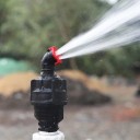 Otočná zavlažovací tryska 360° 14,5 x 2 cm plastová s vnějším závitem 1/2 palce černozelená pro zavlažování trávníku, zahrady a skleníku 5