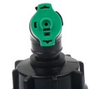 Otočná zavlažovací tryska 360° 14,5 x 2 cm plastová s vnějším závitem 1/2 palce černozelená pro zavlažování trávníku, zahrady a skleníku 7
