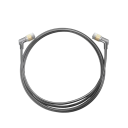 Otočný ethernetový kábel 360° CAT8 40Gbps 2000MHz 1m dvojito tienený 32AWG čierno zlatý RJ45 pravý uhol pre notebook router PS4 5