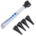 Otoscope médical avec lampe de poche à piles Outil de diagnostic pour l'examen des oreilles Otoscope portable 4 embouts Dispositif de santé 4