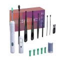 Otoscope pour le contrôle et le nettoyage de l'oreille avec accessoires Caméra endoscopique pour le nettoyage des oreilles Bâtonnet visuel intelligent pour le nettoyage des oreilles 3