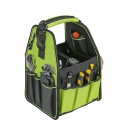 Otwarta torba na narzędzia 34 x 22 x 20 cm Wodoodporna z wzmocnionym dnem 23 kieszeni Regulowany pasek Organizator 3