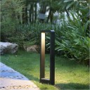 Outdoor Column LED Light 15 W COB Cool White Light 6000 K 60 cm Aluminium Frame DC 12 V Black Waterproof for Lawn and Landscape 3