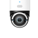 Outdoor Security Camera 4K Solar Powered Battery 9400 mAh AI Person and Vehicle Tracking White Rotating Camera with Spotlight for Surveillance 3