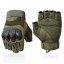 Outdoorové taktické armádne rukavice bez prstov Bezprsté vojenské rukavice 1