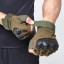 Outdoorové taktické armádne rukavice bez prstov Bezprsté vojenské rukavice 2