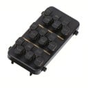 Outil d'apprentissage de la guitare avec 18 touches, aide à l'apprentissage des accords, facile à jouer pour les débutants, accessoires de guitare 3