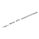 Outil de découpe pour revêtements en caoutchouc pour raquette de ping-pong Poignée en alliage d'aluminium avec 5 lames tranchantes pour une découpe 2