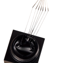 Outil de manucure à 7 pointes pour décoration 3D et peinture des ongles 1,2 x 13 cm Stylo ultrafin en acier inoxydable pour design professionnel 3