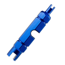 Outil en aluminium pour le démontage des valves de pneus Presta et Schrader 55 x 9,7 mm Outil de valve précis Accessoire de cyclisme 7