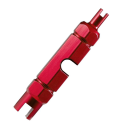 Outil en aluminium pour le démontage des valves de pneus Presta et Schrader 55 x 9,7 mm Outil de valve précis Accessoire de cyclisme 6