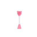 Outil multifonctionnel à double face pour le soin du visage Tête en silicone en forme d'ours pour le nettoyage du visage et spatule pour l'application de masque 15 x 3 cm 2