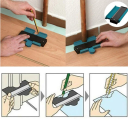 Outline Gauge 12 cm Plastic Profile and Edge Shaping Tool 14.6 x 10.5 cm Accurate ABS Shape Copying Tool 3