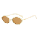 Ovale Kunststoffbrille mit Blaulichtfilter Stylische Brille für die Arbeit am Computer Getönte Gläser Augenschutz bei künstlichem Licht 7