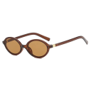 Ovale Kunststoffbrille mit Blaulichtfilter Stylische Brille für die Arbeit am Computer Getönte Gläser Augenschutz bei künstlichem Licht 6