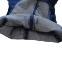 Overal de mezclilla para niños con pantalones largos y bolsillos, tirantes con botones, cómodos jeans unisex para bebés y niños pequeños, ropa estilosa para niños 3