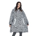 Oversize mikinová deka s rukávy P3999 1