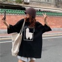 Oversized alpaka t-shirt til kvinder 4