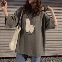 Oversized alpaka t-shirt til kvinder 3