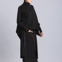 Oversized asymmetrisk rullekrave til kvinder 5