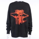 Oversized damestrui met skelet 2