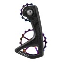 Oversized RYET Derailleur Pulleys with Cage Upper 13T and Lower 19T Ceramic Bearings Aluminium Pulleys for 105 R7000 and R7100 Derailleurs 5