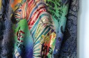 Oversized sweater med print til kvinder G339 4
